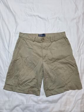 Polo Ralph Lauren Men's Chino Shorts, Size 34, Flat Front, Khaki